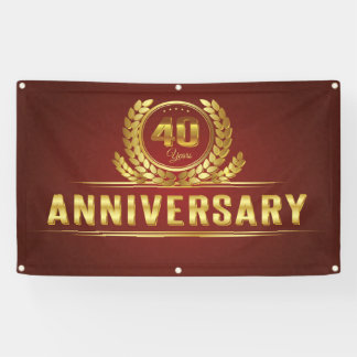 forty year Anniversary Banner