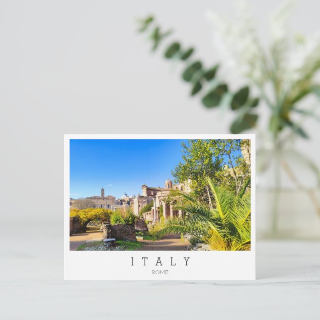 Forum Romanum, Rome,  Italy Postcard (Standing Front)