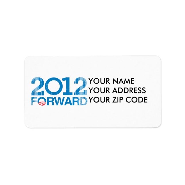 Forward 2012 Vintage Label (Front)
