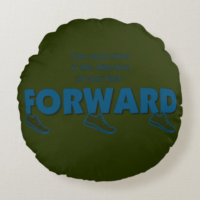 FORWARD Collection Round Cushion (Front)