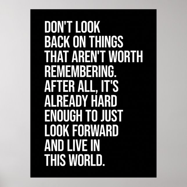 Forward Focus Embrace the Present Poster (Front)