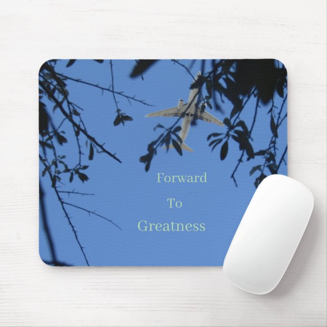 Forward to Greatness Mousepad (With Mouse)