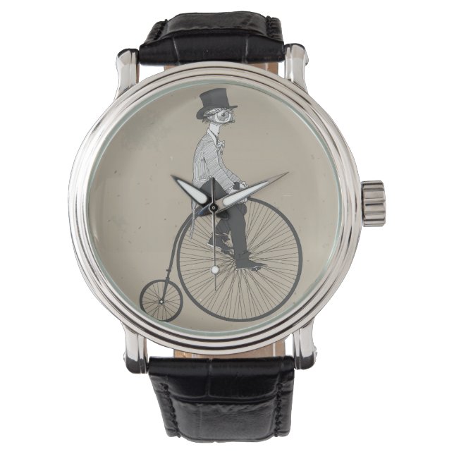 Forward With Confidence Vintage Bicycle Watch (Front)