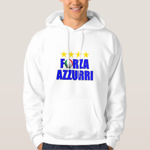 Forza Azzurri 4 Time World Soccer Champions Hoodie