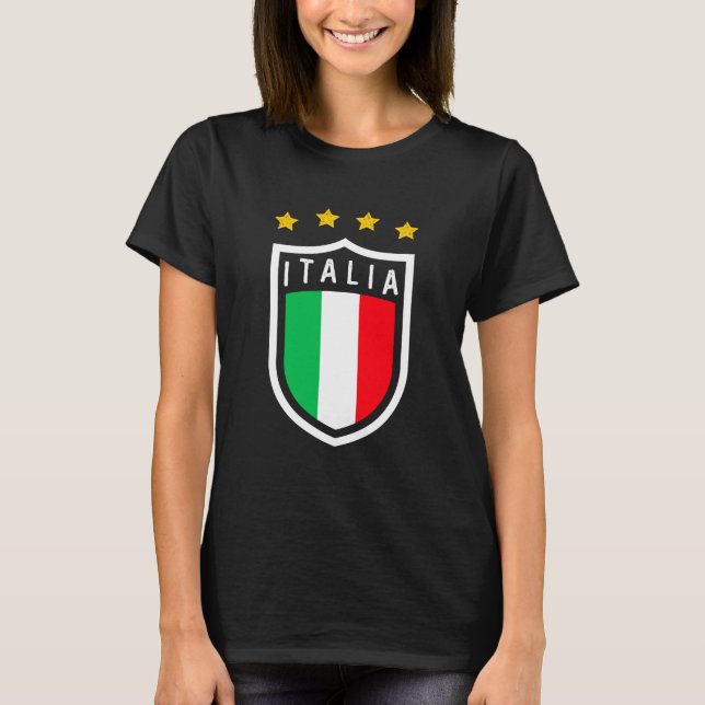 Forza Azzurri Italia Jersey 2021 Football Funs T-Shirt (Front)
