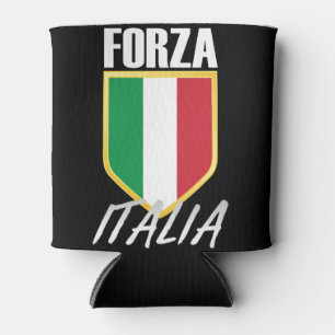 Forza Italia Italian Flag Soccer Can Cooler