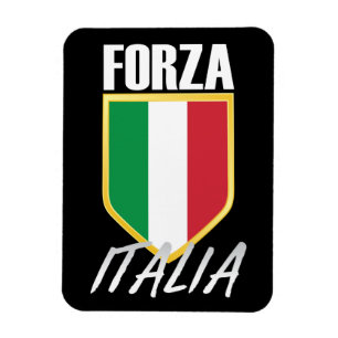 Forza Italia Italian Flag Soccer Magnet