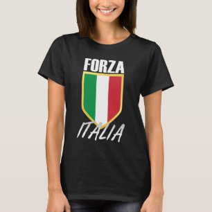 Forza Italia Italian Flag Soccer T-Shirt