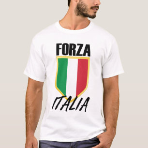 Forza Italia Italy Flag Soccer T-Shirt