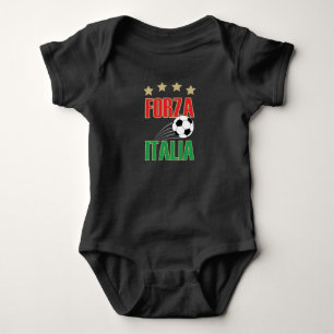Forza Italia Italy Soccer Football Baby Bodysuit