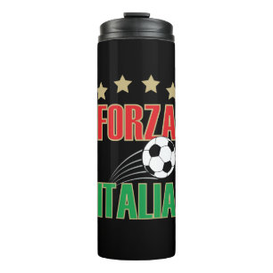 Forza Italia Italy Soccer Football Thermal Tumbler