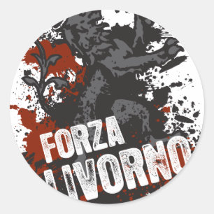 Forza Livorno Classic Round Sticker