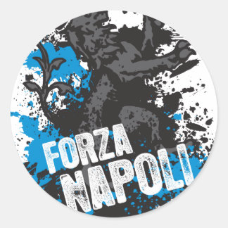 Forza Napoli Classic Round Sticker
