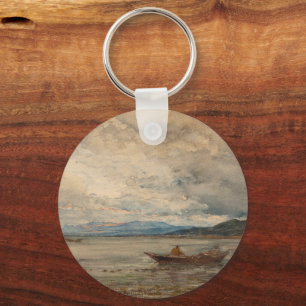 Fos, Environs De Martigues – Félix Ziem Key Ring