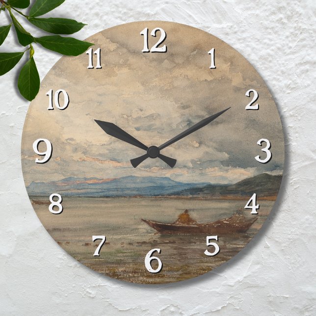 Fos, Environs De Martigues – Félix Ziem Large Clock (Creator Uploaded)