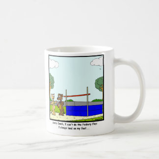 Fosbury Flop: Cat cartoon Coffee Mug