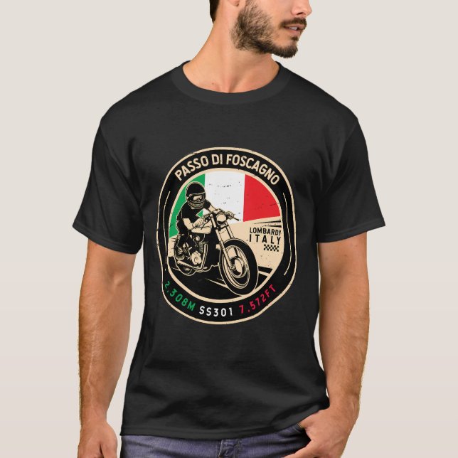 Foscagno Pass  T-Shirt (Front)