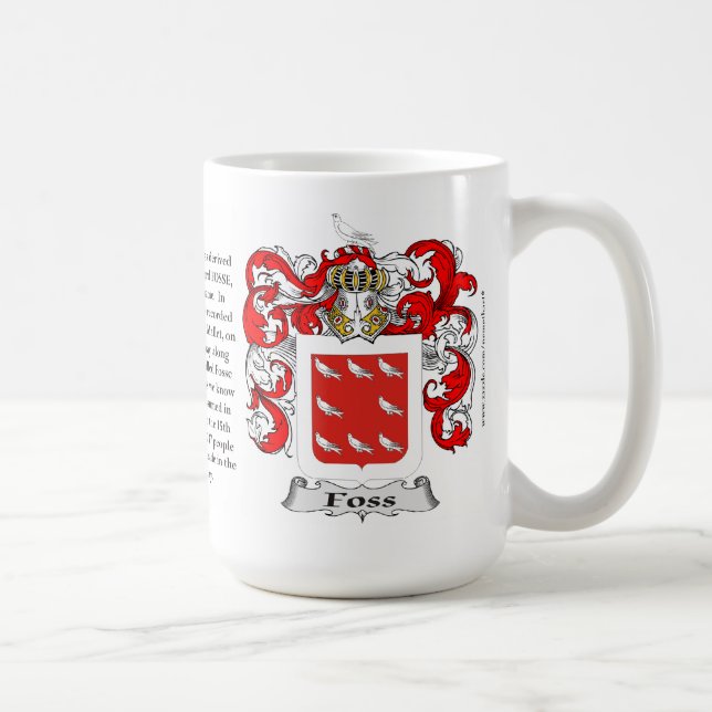 Foss, the Origin, the Meaning and the Crest Coffee Mug (Right)