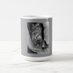 Fossa (cat) coffee mug
