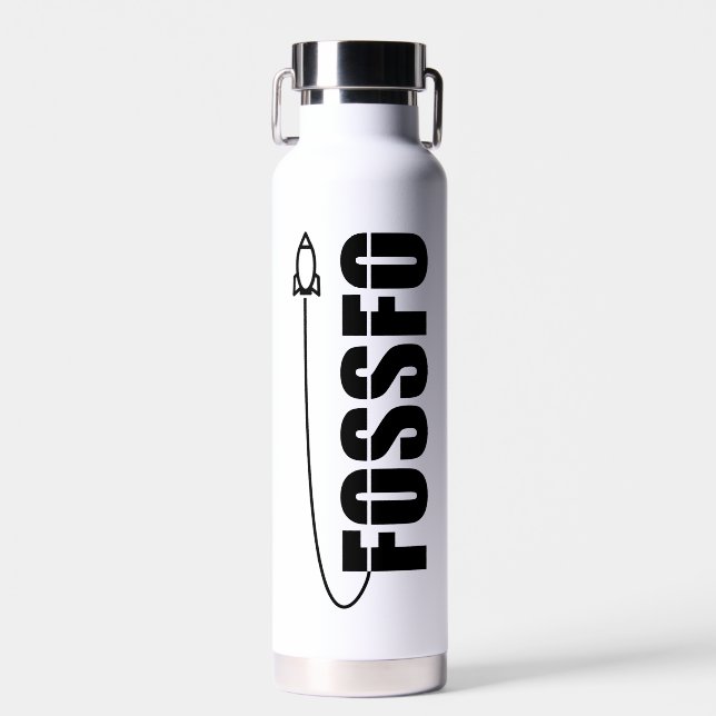 FOSSFO Water Bottle (Front)