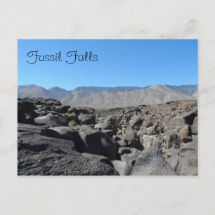 Fossil Falls, California Postcard