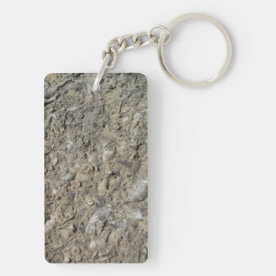 Fossil Hash Print Acrylic Key Chain