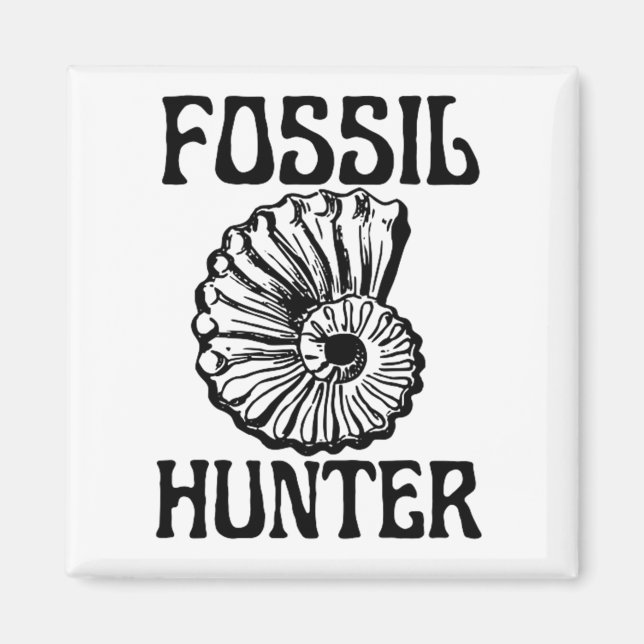 Fossil Hunter Magnet (Front)