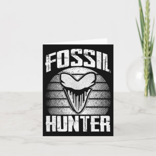 Fossil Hunter Megalodon Prehistoric Shark Tooth Me Card