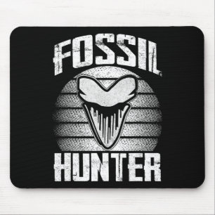 Fossil Hunter Megalodon Prehistoric Shark Tooth Me Mouse Pad