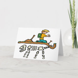 Fossil Hunting Card