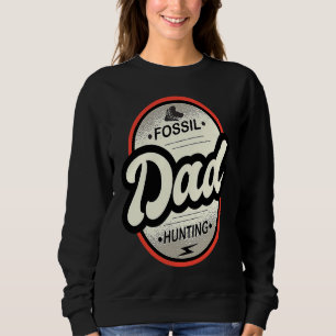 Fossil Hunting Dad Shak Teeth Megalodon Hunting Sweatshirt