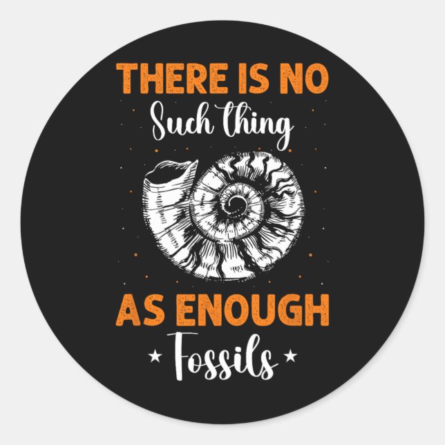 Fossil Hunting Essentials Hunter  Classic Round Sticker (Front)