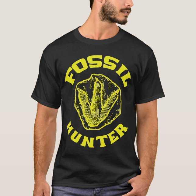 Fossil Hunting Hunter  Paleontologist T-Shirt (Front)