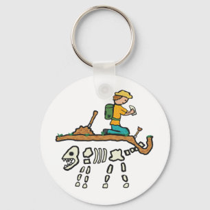 Fossil Hunting Key Ring