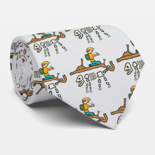 Fossil Hunting Tie