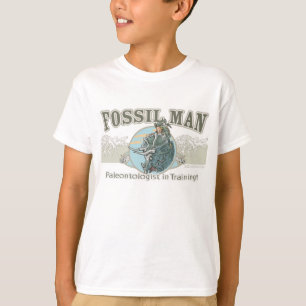 Fossil Man Paleontologist T-Shirt