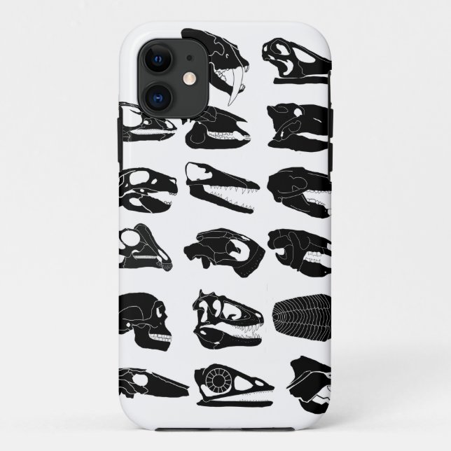 Fossil Skull Phone Case (Back)