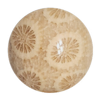 Fossilised Coral Print Cutting Board
