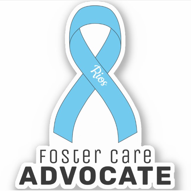 Foster Care Advocate Vinyl Sticker (Front)