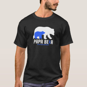 Foster Care Awareness Tutelage Related Papa Bear R T-Shirt
