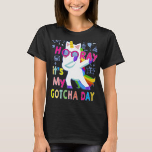 Foster child adoption Hooray It's My Gotcha Day T-Shirt