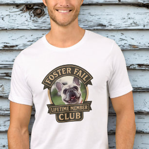 Foster Fail Lifetime Member – Retro Dog Rescue Tri-Blend Shirt