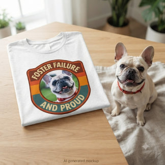 Foster Failure and Proud Pet Photo Gift Tri-Blend Shirt