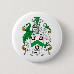 Foster Family Crest 6 Cm Round Badge