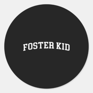 Foster Kid  Classic Round Sticker