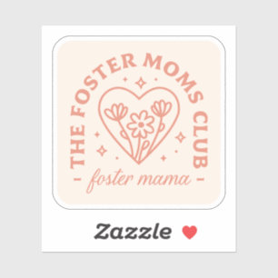Foster mum club adoption mama floral aesthetic