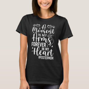 Foster Parent Mum Hearts Foster Care Adoption Day T-Shirt