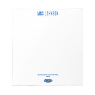 Fostering Scientific Literacy & Critical Thinking Notepad