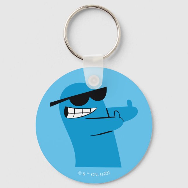 Foster's Home for Imaginary Friends | Cool Bloo Key Ring (Front)