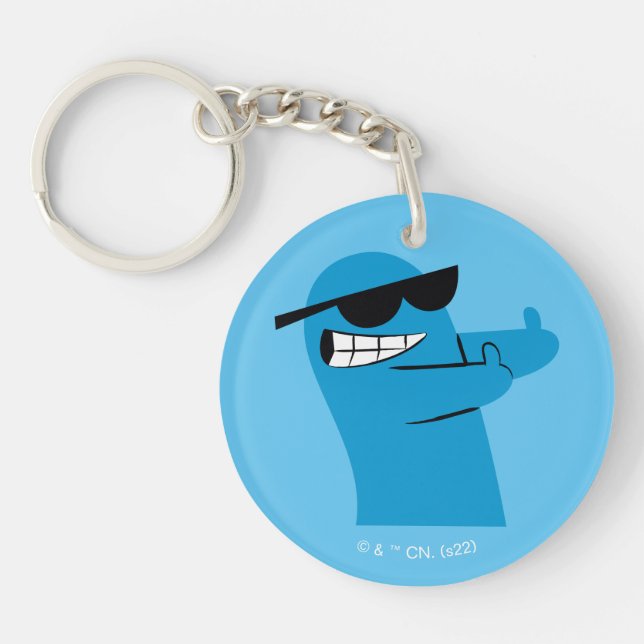 Foster's Home for Imaginary Friends | Cool Bloo Key Ring (Front)